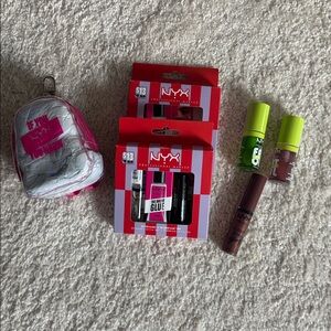 NYX Makeup Set with Brow Glue and Lip Oil